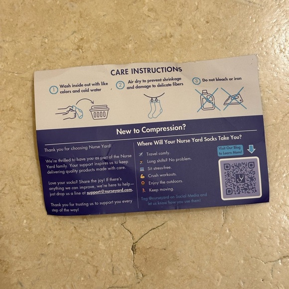 NURSE YARD unisex Compression Socks for Nurses Medical Staff - Picture 10 of 13